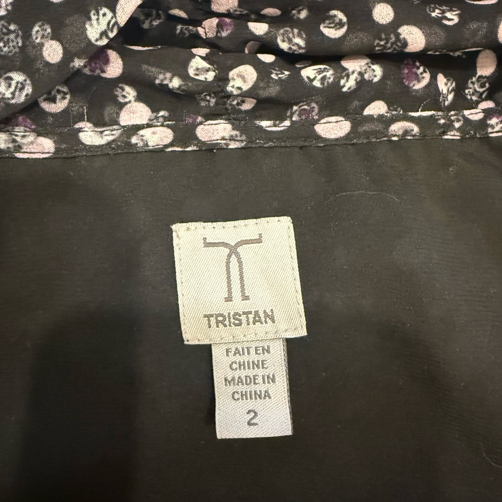 Tristan Black and Pink Long Sleeve Dress - Picture 6 of 7